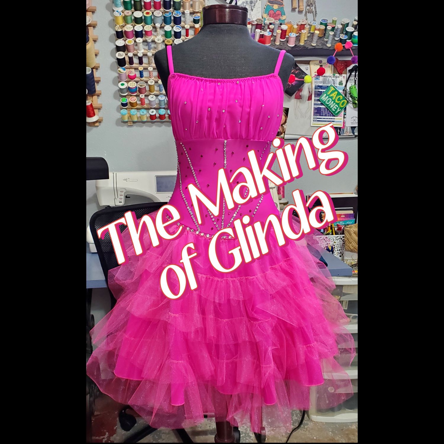 The Making of a Glinda Figure Skating Costume